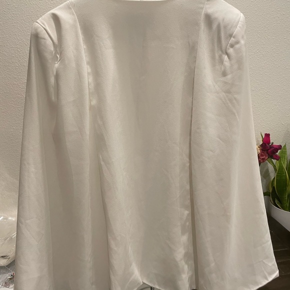 Eloquii Cape white Blazer size 20 - Picture 2 of 7